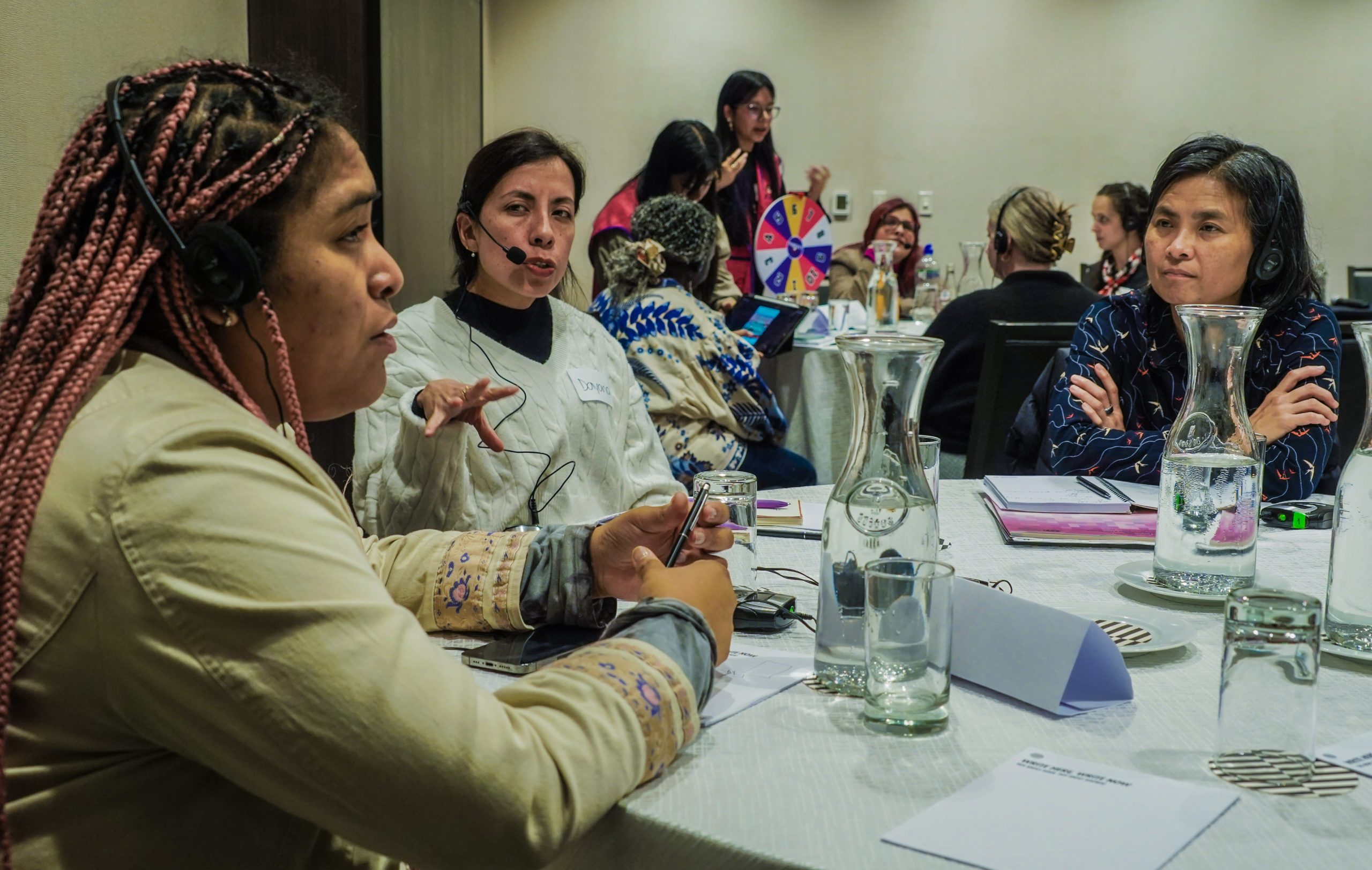 Conversation between Global Fund for Women staff and donors and organizations serving on the Peru Movement Advisory Group (MAG) 
